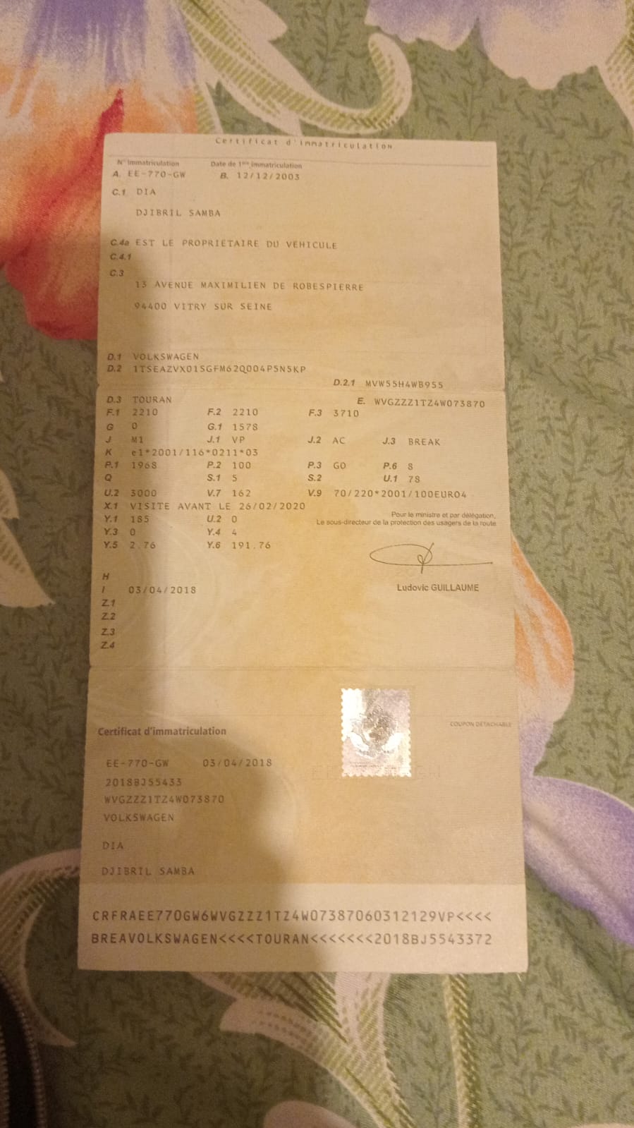 Venu de France  très bonne état